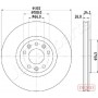 DI-0635C JAPANPARTS Гальмівний диск