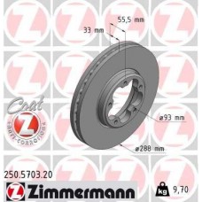 250.5703.20 ZIMMERMANN Гальмівний диск