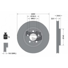 BDS1017HC BENDIX Braking Гальмівний диск