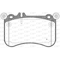 BPA1465.00 OPEN PARTS Комплект гальмівних колодок дисковий гальм