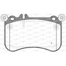 BPA1465.00 OPEN PARTS Комплект гальмівних колодок дисковий гальм