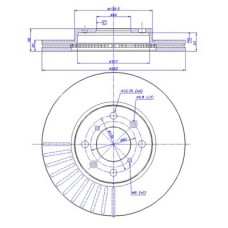 142.1255 CAR Гальмівний диск