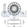 540155 RUVILLE Паразитный / ведущий ролик, поликлиновой ремень