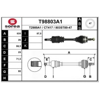T98803A1 EAI Привідний вал