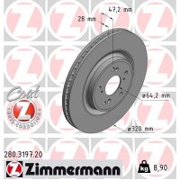 280.3197.20 ZIMMERMANN Гальмівний диск