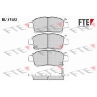 BL1715A2 FTE Комплект гальмівних колодок дисковий гальм