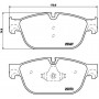 P 61 107 BREMBO Комплект гальмівних колодок дисковий гальм