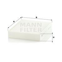 CU 25 001 MANN-FILTER Фільтр повітря у внутрішньому просторі