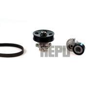PK03230 HEPU Водяний насос комплект ручейкових ременів