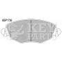 KBP1706 KEY PARTS Комплект гальмівних колодок дисковий гальм
