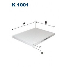 K 1001 FILTRON Фільтр повітря у внутрішньому просторі