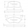 J3602057 NIPPARTS Комплект гальмівних колодок дисковий гальм