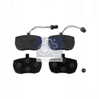 7.92627 DT Spare Parts Комплект гальмівних колодок дисковий гальм