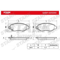 SKBP-0010310 Stark Комплект гальмівних колодок дисковий гальм
