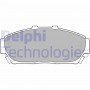 LP1534 DELPHI Комплект гальмівних колодок дисковий гальм
