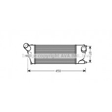 PEA4345 AVA QUALITY COOLING Интеркулер