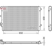 DRM32041 DENSO Радіатор охолодження двигуна