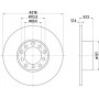 8DD 355 100-071 HELLA PAGID Гальмівний диск