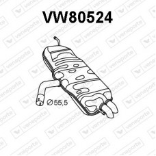 VW80524 VENEPORTE Глушник вихлопних газів кінцевий