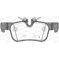 BPA1573.00 OPEN PARTS Комплект гальмівних колодок дисковий гальм