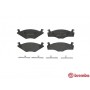 P 85 005 BREMBO Комплект гальмівних колодок дисковий гальм
