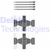 LX0464 DELPHI Комплектуючі колодки дискового гальма