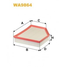 WA9864 WIX FILTERS Повітряний фільтр