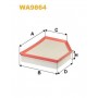 WA9864 WIX FILTERS Повітряний фільтр