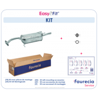 FS70059 Faurecia Глушник вихлопних газів кінцевий