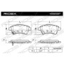 402B0297 RIDEX Комплект гальмівних колодок дисковий гальм
