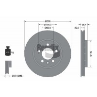 BDS1356 BENDIX Braking Гальмівний диск