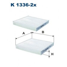 K 1336-2x FILTRON Фільтр повітря у внутрішньому просторі