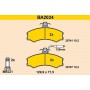 BA2024 BARUM Комплект гальмівних колодок дисковий гальм