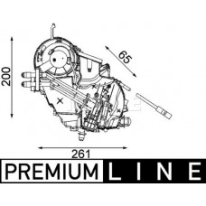 AE 75 000P MAHLE Випарник кондиціонера