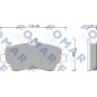 FO 668581 FOMAR Friction Комплект гальмівних колодок дисковий гальм