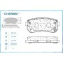 C12CR0051 CWORKS Комплект гальмівних колодок дисковий гальм