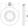 ND2037K NISSHINBO Гальмівний диск