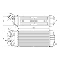 817706 VALEO Интеркулер