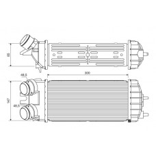 817706 VALEO Интеркулер