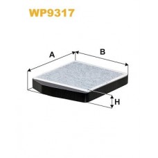 WP9317 WIX FILTERS Фільтр повітря у внутрішньому просторі