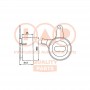 Натяжний ролик ремінь ГРМ IAP QUALITY PARTS 127-11020