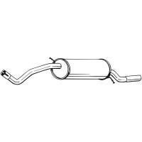 278-801 BOSAL Глушник вихлопних газів кінцевий