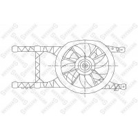 29-99012-SX STELLOX Вентилятор охолодження двигуна