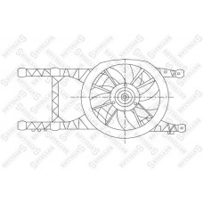 29-99012-SX STELLOX Вентилятор охолодження двигуна