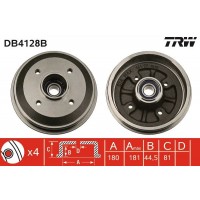 DB4128B TRW Гальмівний барабан
