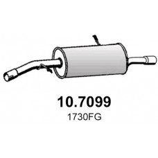 10.7099 ASSO Глушник вихлопних газів кінцевий