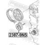 2387-9N5 FEBEST Натяжний ролик ремінь ГРМ