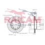 RD00404 RAICAM Гальмівний диск