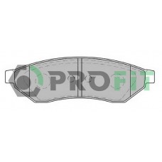 5000-1986 PROFIT Комплект гальмівних колодок дисковий гальм