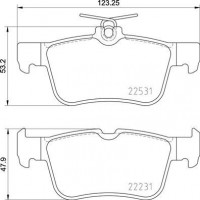 P 24 175 BREMBO Комплект гальмівних колодок дисковий гальм